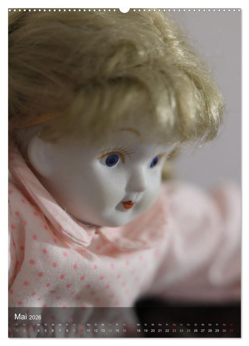 Puppen-Gesichter (CALVENDO Wandkalender 2026)
