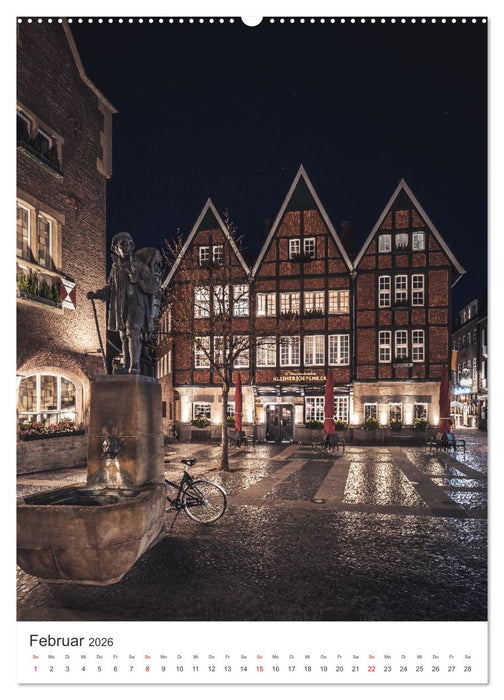 Münster - stimmungsvoll und harmonisch (CALVENDO Premium Wandkalender 2026)