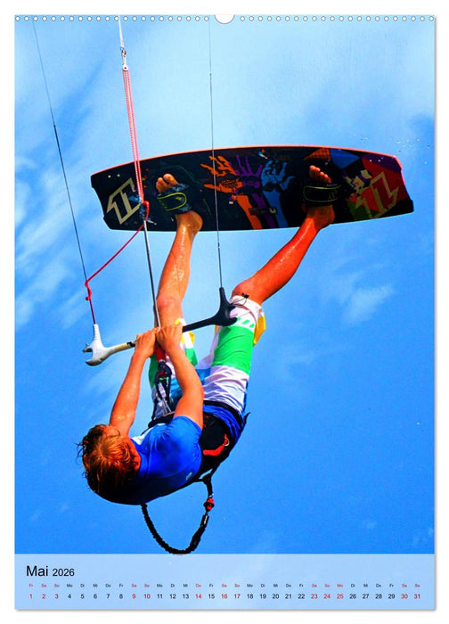 Kitesurfen - Fun pur (CALVENDO Wandkalender 2026)