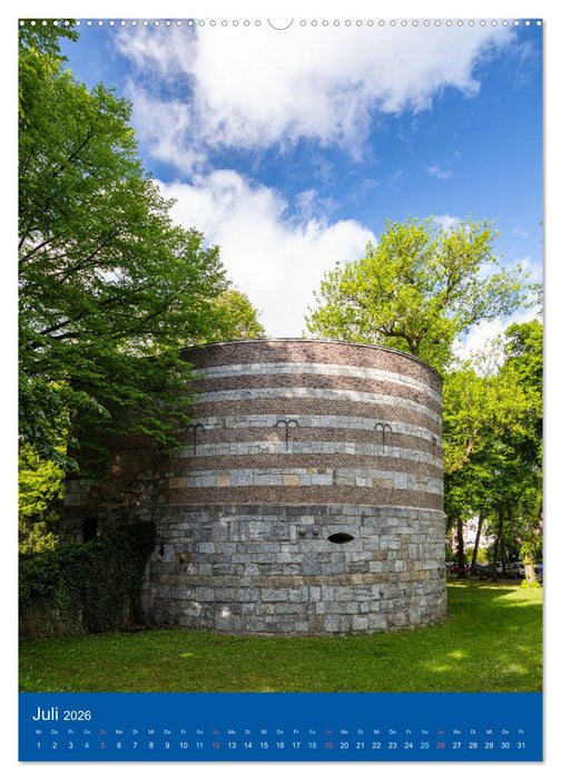 Türme und Tore in Aachen (CALVENDO Premium Wandkalender 2026)