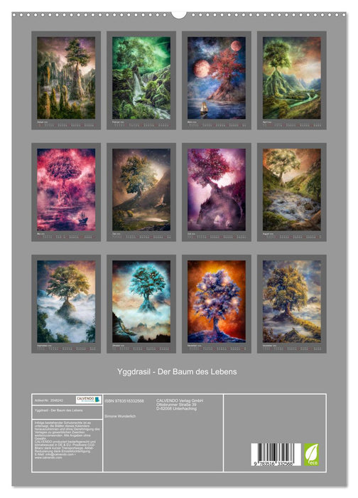 Yggdrasil - Der Baum des Lebens (CALVENDO Premium Wandkalender 2026)