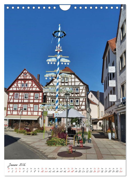 Romantische Stadt Bad Orb (CALVENDO Wandkalender 2026)