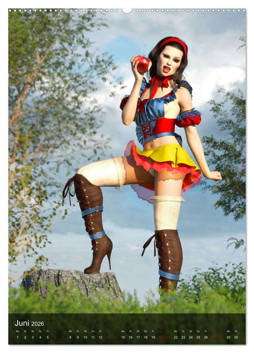 Märchenhafte Pin Ups (CALVENDO Wandkalender 2026)