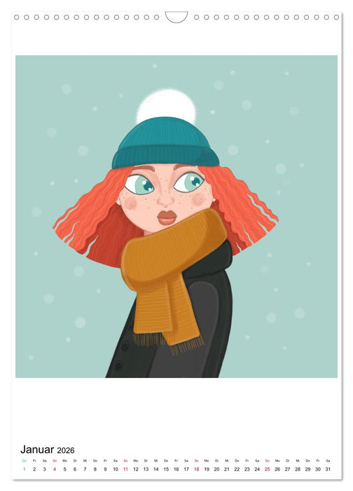 POWER OF FEMINITY - Kraft der Weiblichkeit (CALVENDO Wandkalender 2026)