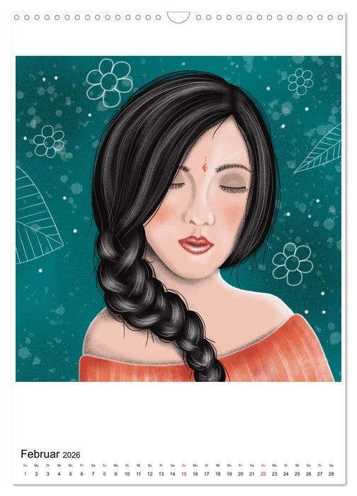 POWER OF FEMINITY - Kraft der Weiblichkeit (CALVENDO Wandkalender 2026)