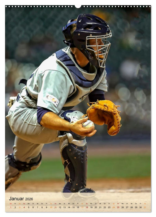 Baseball Power (CALVENDO Premium Wandkalender 2026)