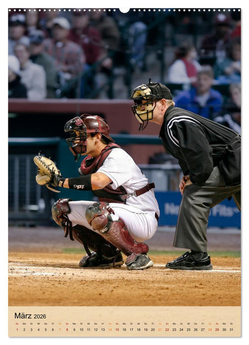 Baseball Power (CALVENDO Premium Wandkalender 2026)
