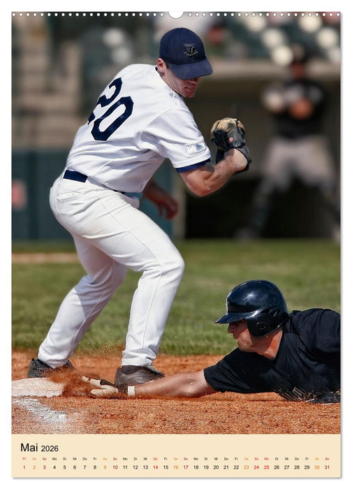 Baseball Power (CALVENDO Premium Wandkalender 2026)