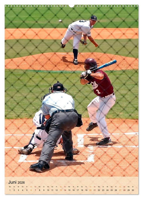 Baseball Power (CALVENDO Premium Wandkalender 2026)