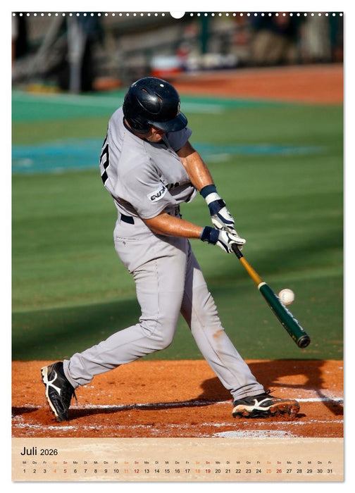 Baseball Power (CALVENDO Premium Wandkalender 2026)