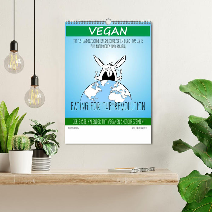 Vegankalender (CALVENDO Wandkalender 2026)