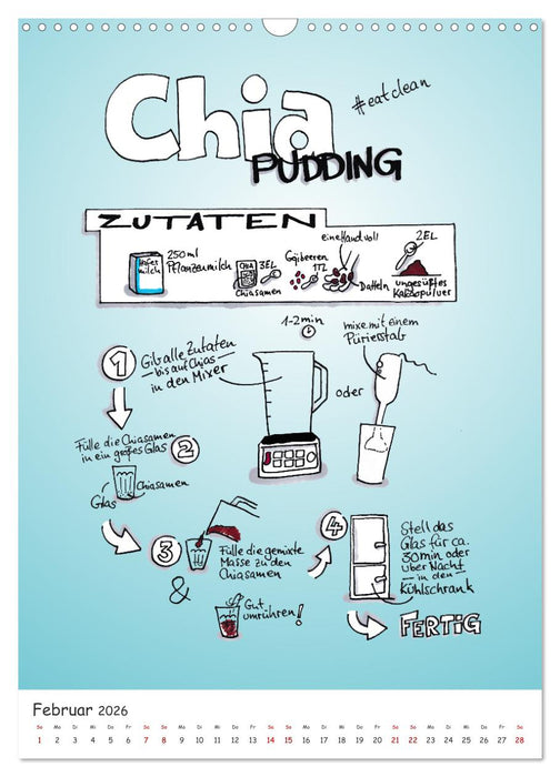 Vegankalender (CALVENDO Wandkalender 2026)