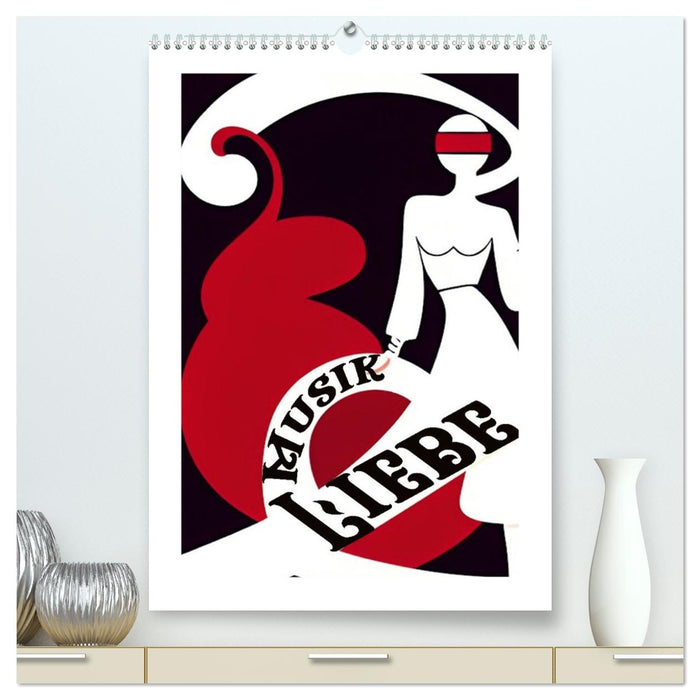 Musikliebe (CALVENDO Premium Wandkalender 2026)