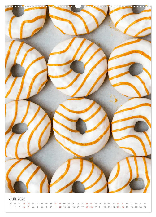 Donuts - Die runden Gaumenfreuden. (CALVENDO Premium Wandkalender 2026)