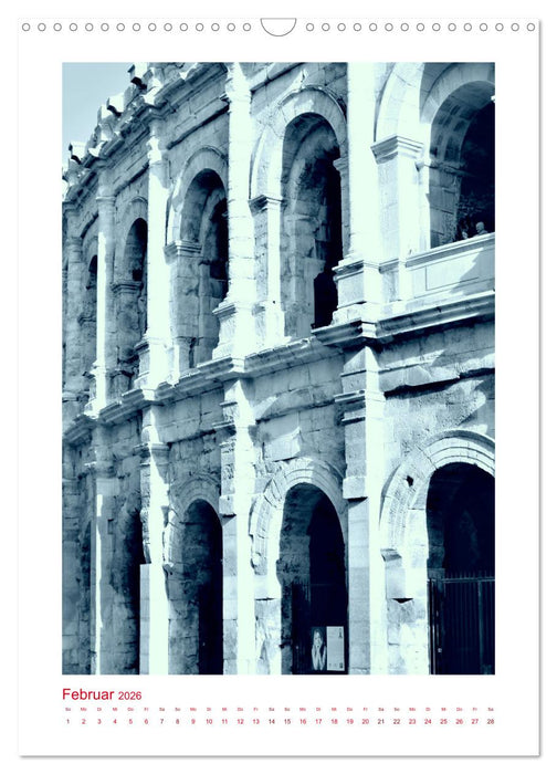 France en bleu - Frankreichs Sehenswürdigkeiten in den Nationalfarben (CALVENDO Wandkalender 2026)