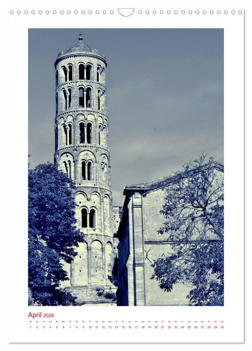 France en bleu - Frankreichs Sehenswürdigkeiten in den Nationalfarben (CALVENDO Wandkalender 2026)