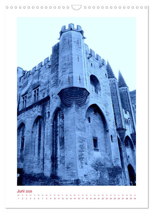 France en bleu - Frankreichs Sehenswürdigkeiten in den Nationalfarben (CALVENDO Wandkalender 2026)