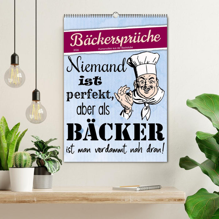 Bäckersprüche (CALVENDO Wandkalender 2026)