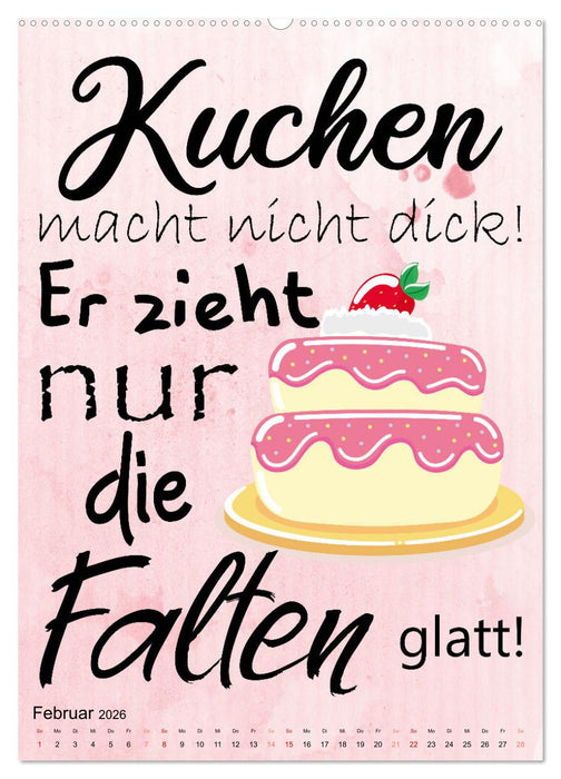 Bäckersprüche (CALVENDO Wandkalender 2026)