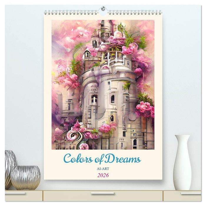 Colors of Dreams - AI-ART (CALVENDO Premium Wandkalender 2026)