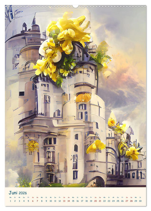 Colors of Dreams - AI-ART (CALVENDO Premium Wandkalender 2026)