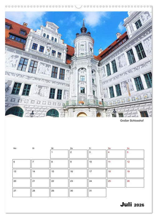 Prachtvolles Dresden (CALVENDO Premium Wandkalender 2026)