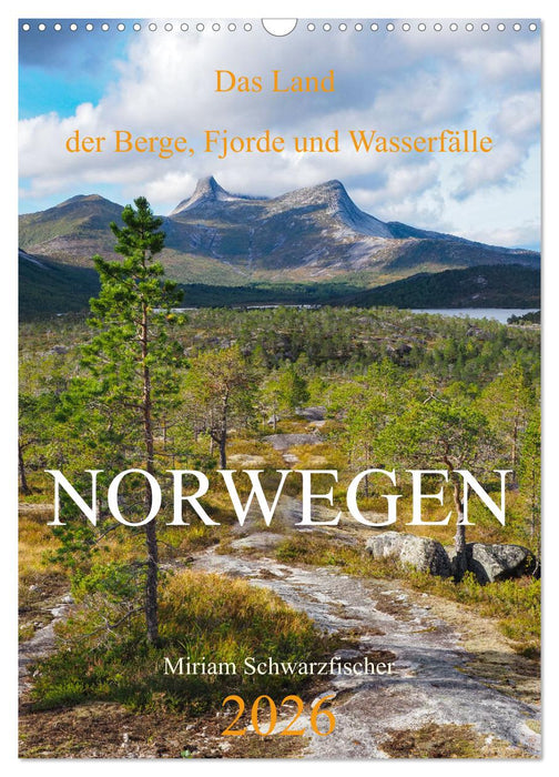 Norwegen - Das Land der Berge, Fjorde und Wasserfälle (CALVENDO Wandkalender 2026)