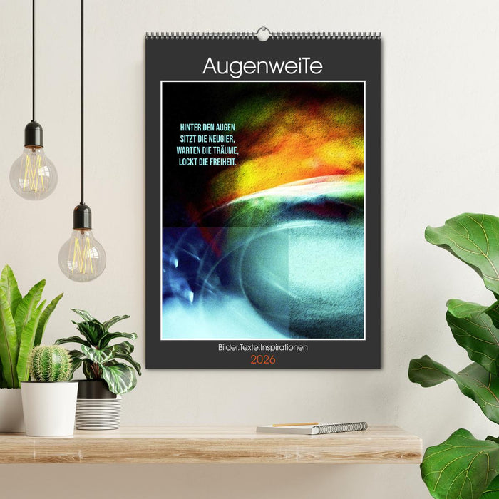 AugenweiTe Bilder.Texte.Inspirationen (CALVENDO Wandkalender 2026)