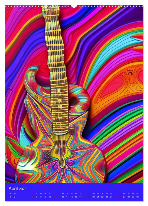Crazy Neon - Das Farbspektakel (CALVENDO Wandkalender 2026)