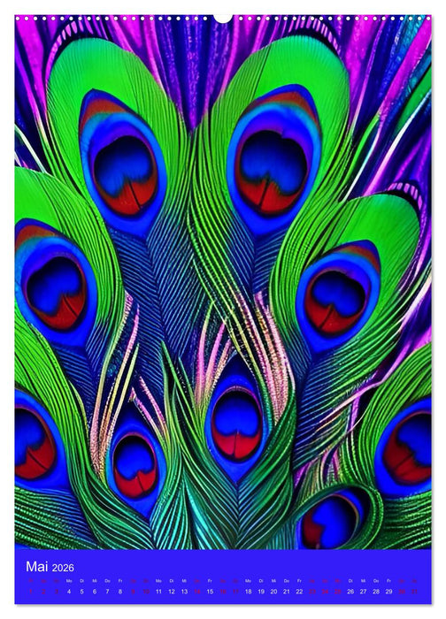 Crazy Neon - Das Farbspektakel (CALVENDO Wandkalender 2026)