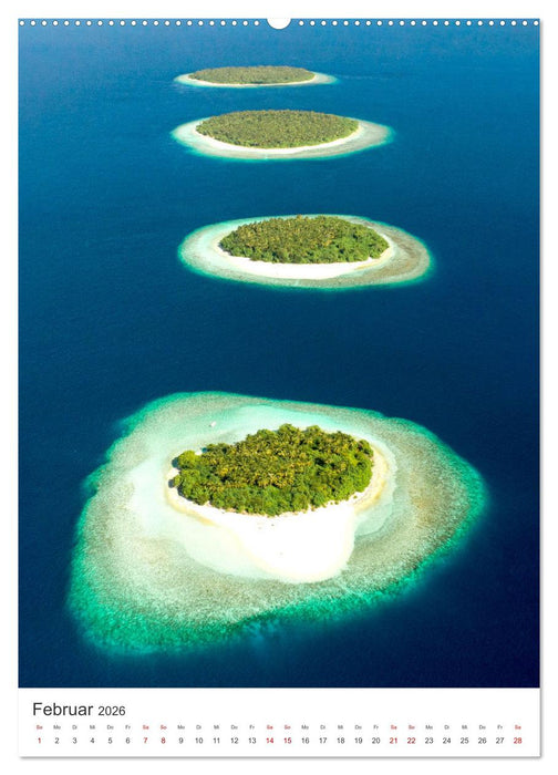 Tropisches Paradies Luftaufnahmen (CALVENDO Wandkalender 2026)