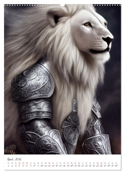 Dark Fantasy Art - Zeit der Helden (CALVENDO Wandkalender 2026)