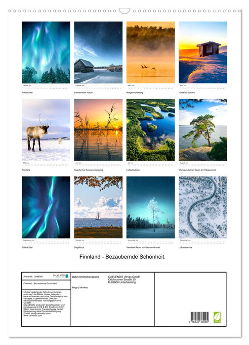Finnland - Bezaubernde Schönheit. (CALVENDO Wandkalender 2026)