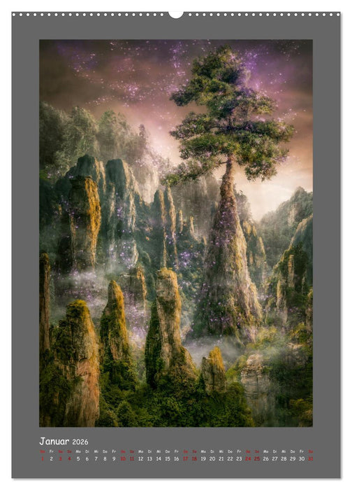 Yggdrasil - Der Baum des Lebens (CALVENDO Wandkalender 2026)