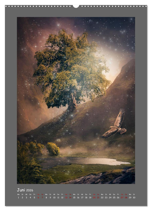 Yggdrasil - Der Baum des Lebens (CALVENDO Wandkalender 2026)