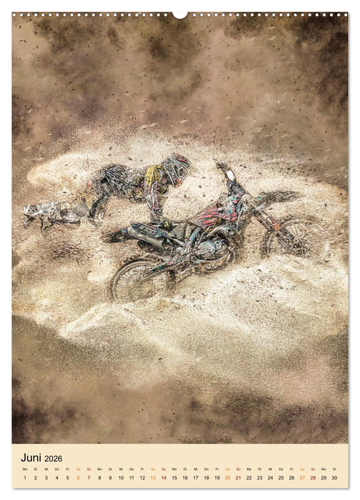 Motocross - Sport der Extreme (CALVENDO Premium Wandkalender 2026)