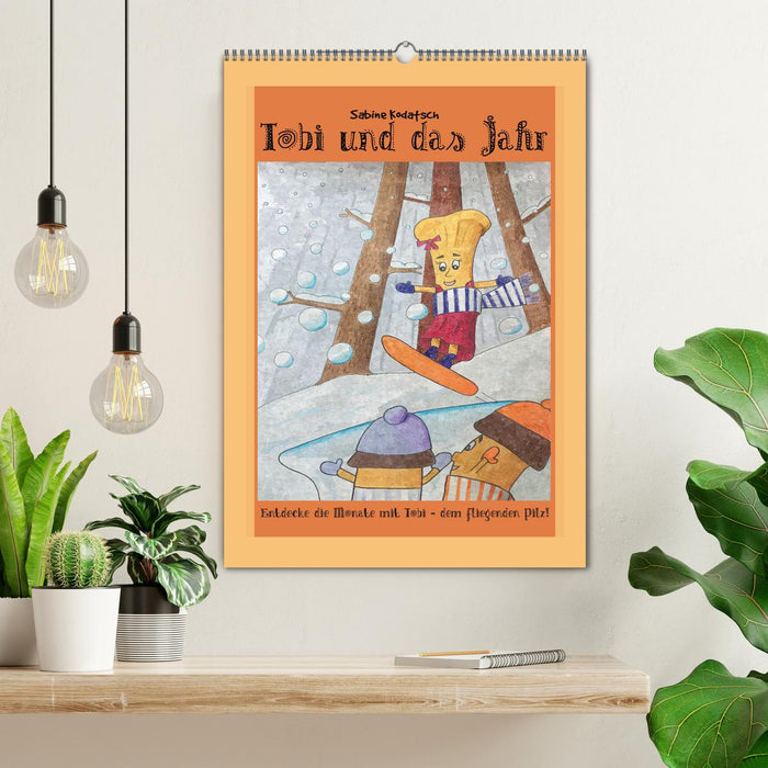 Tobi und das Jahr (CALVENDO Wandkalender 2026)