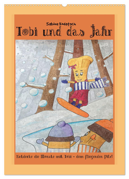 Tobi und das Jahr (CALVENDO Wandkalender 2026)