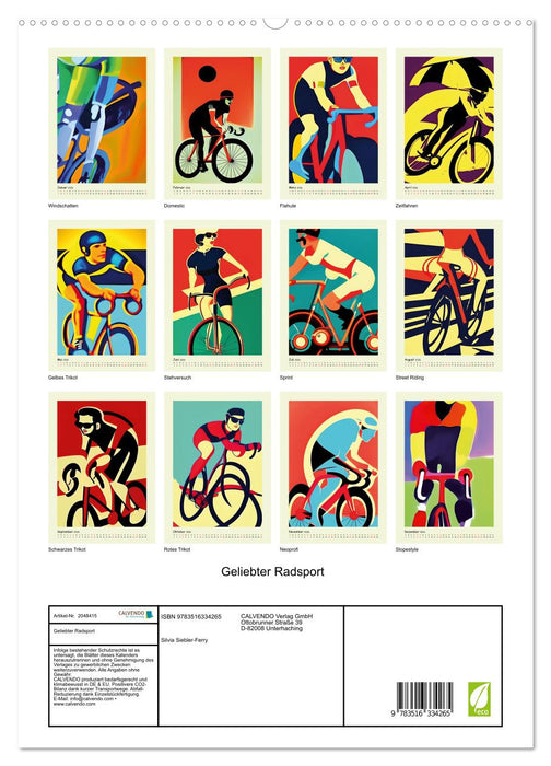 Geliebter Radsport (CALVENDO Premium Wandkalender 2026)