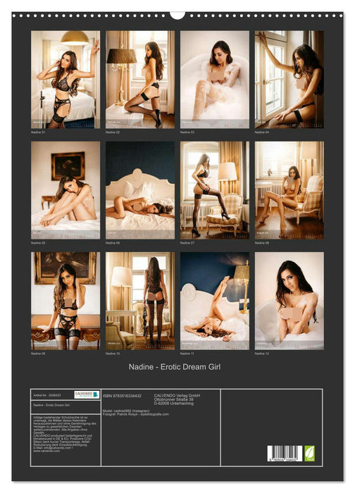 Nadine - Erotic Dream Girl (CALVENDO Wandkalender 2026)