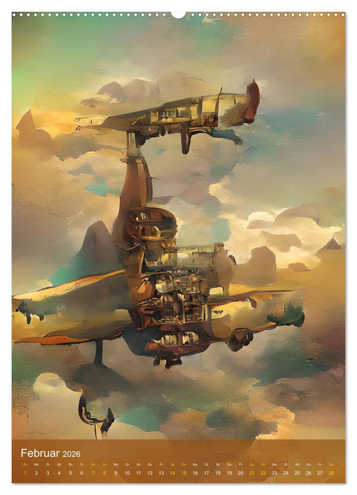 Stadt der Lüfte, die Zukunft beginnt (CALVENDO Premium Wandkalender 2026)