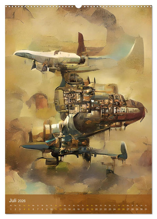 Stadt der Lüfte, die Zukunft beginnt (CALVENDO Premium Wandkalender 2026)