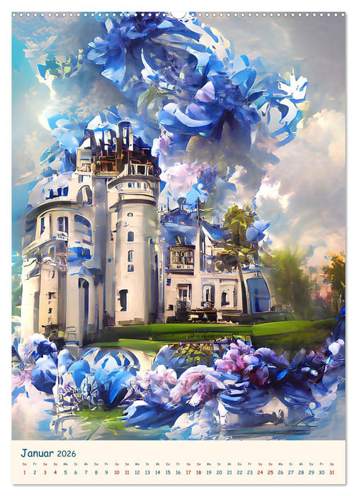 Colors of Dreams - AI-ART (CALVENDO Wandkalender 2026)