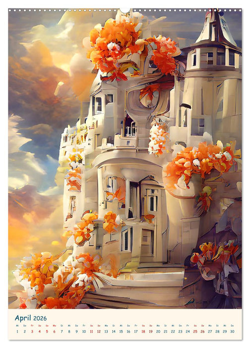 Colors of Dreams - AI-ART (CALVENDO Wandkalender 2026)