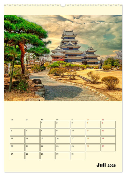 Japan - Hightech und viel Tradition (CALVENDO Premium Wandkalender 2026)