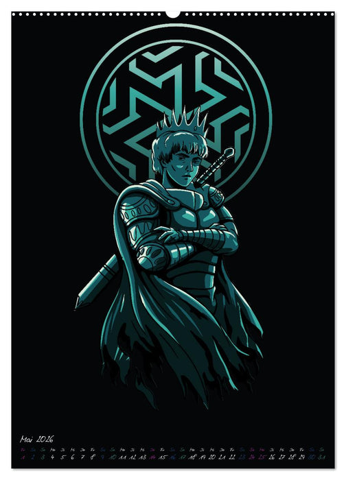 Dunkle Krieger (CALVENDO Premium Wandkalender 2026)