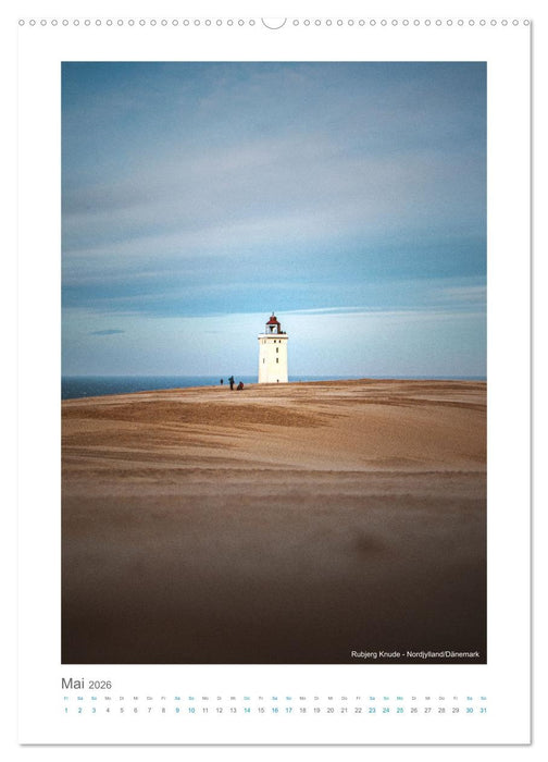 Leuchttürme an der Nordseeküste (CALVENDO Premium Wandkalender 2026)