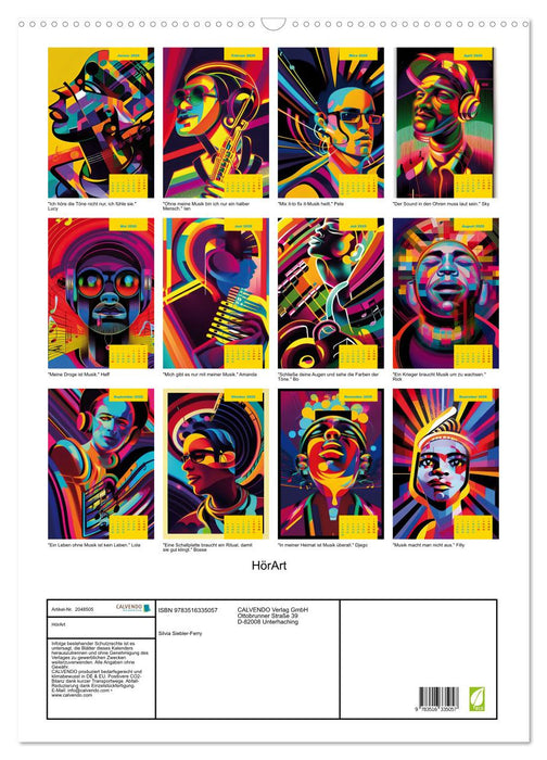 HörArt (CALVENDO Wandkalender 2026)