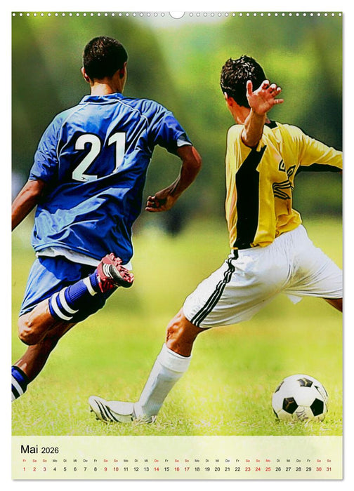 Fußballfieber extrem (CALVENDO Premium Wandkalender 2026)