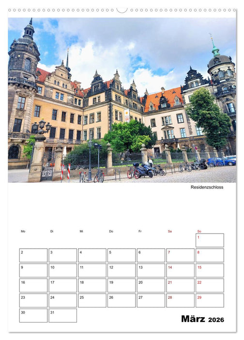 Prachtvolles Dresden (CALVENDO Wandkalender 2026)